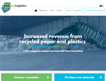 Tablet Screenshot of cvbecologistics.com
